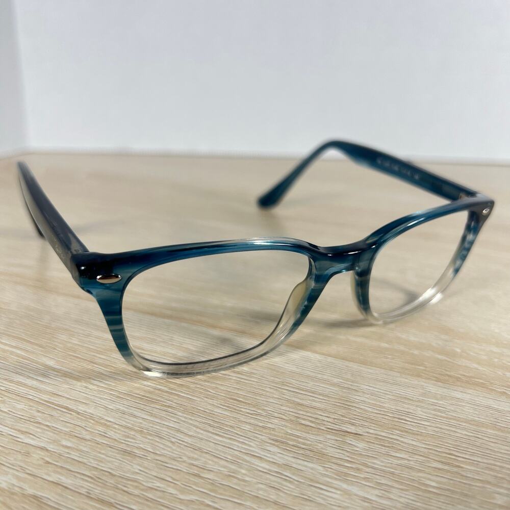 Ray-Ban RB5375 8196 Blue Striped Eyeglasses Frames Only 51-18-145